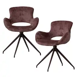 Wehkamp WOOOD eetkamerstoel (set van 2) Eliva aanbieding