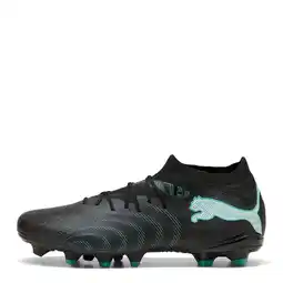 Wehkamp Puma Future 9 Match FG/MG senior voetbalschoenen - zwart/mintgroen aanbieding