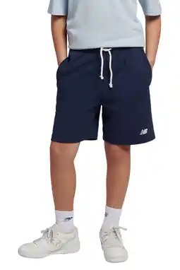 Wehkamp New Balance sweatshort - donkerblauw aanbieding