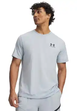 Wehkamp Under Armour Sportstyle LC T-shirt met logo - lichtgrijs aanbieding