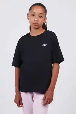 Wehkamp New Balance T-shirt zwart aanbieding