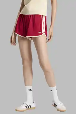 Wehkamp adidas Originals Sprinter mesh short - rood/zand aanbieding
