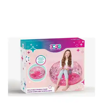 Wehkamp Make it Real Pink Confetti opblaasbare stoel aanbieding