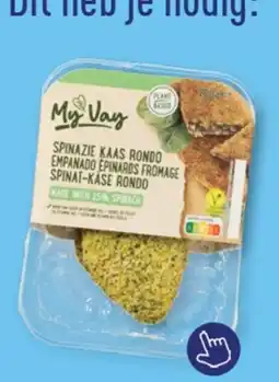 ALDI My Vay Spinazie-kaasrondo's aanbieding