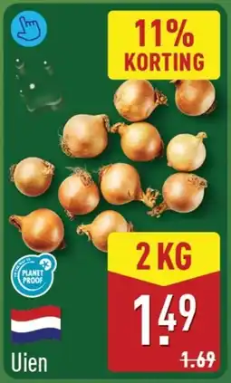 ALDI Uien aanbieding