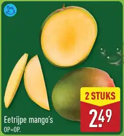 ALDI Eetrijpe mango's aanbieding