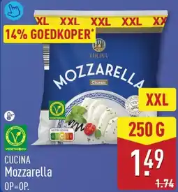 ALDI Cucina mozzarella aanbieding