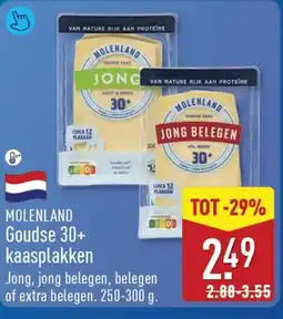 ALDI Molenland Goudse 30+ kaasplakken aanbieding