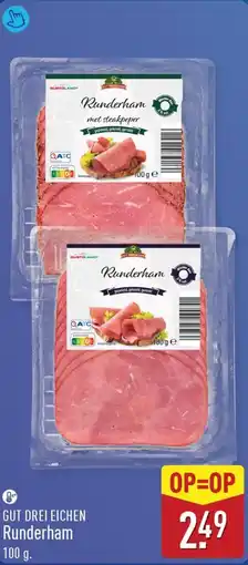 ALDI Gut dreichen runderham aanbieding