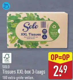 ALDI Solo Tissues XXL aanbieding