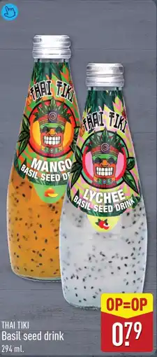 ALDI Thai Tiki Basil seed drink aanbieding