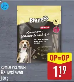ALDI Romeo premium kauwstaven aanbieding