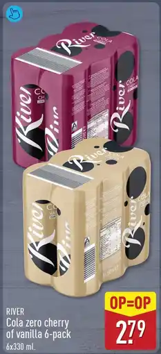 ALDI River Cola zero cherry of vanille aanbieding