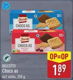 ALDI Biscotto Choco as aanbieding