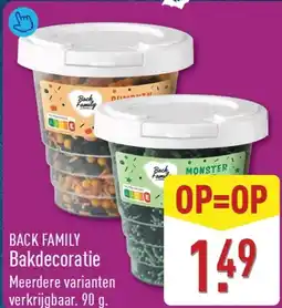 ALDI Back Family Bakdecoratie aanbieding