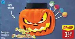 ALDI Pompoen snoeppot aanbieding