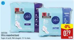 ALDI Satessa Ultra maandverband aanbieding