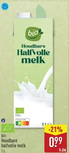 ALDI Bio houdbare halfvolle melk aanbieding