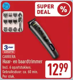 ALDI Carrera Haar en baardtrimmer aanbieding