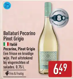 ALDI Ballaturi Pecorino Pinot Grigio aanbieding