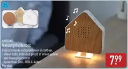 ALDI Ambiano Natuurgeluidenbox aanbieding