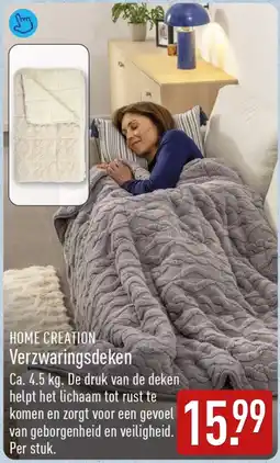 ALDI Home creation verzwaringsdeken aanbieding