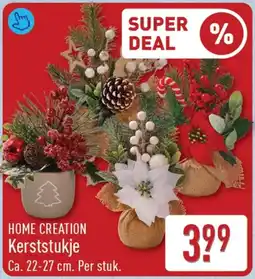 ALDI Home Creation Kerststukje aanbieding