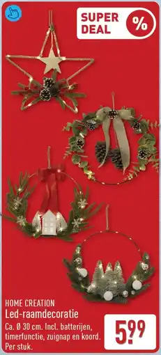 ALDI Home creation led-raamdecoratie aanbieding