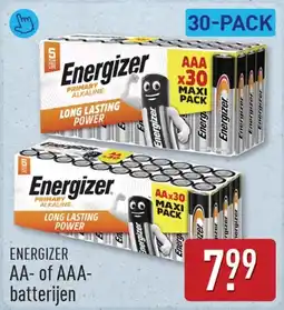 ALDI Energizer AA- of AAA-batterijen aanbieding