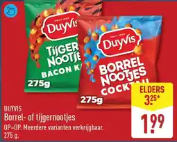 ALDI Duyvis Borrel- of tijgernootjes aanbieding