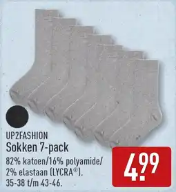 ALDI Up2fashion sokken aanbieding