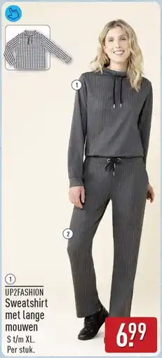 ALDI Up2fashion sweatshirt met lange mouwen aanbieding