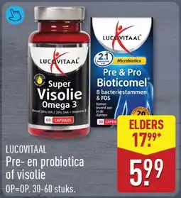 ALDI Lucovitaal Pre en probiotica of visolie aanbieding
