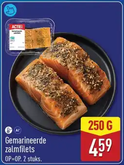 ALDI Gemarineerde zalmfilets aanbieding