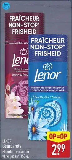 ALDI Lenor Geurparels aanbieding
