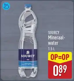 ALDI Sourcy Mineraal-water aanbieding
