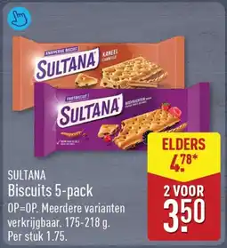 ALDI Sultana Biscuits 5-pack aanbieding