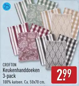ALDI Crofton Keukenhanddoeken aanbieding