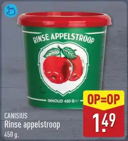 ALDI Canisius Rinse appelstroop aanbieding