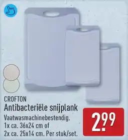 ALDI Crofton Antibacteriële snijplank aanbieding