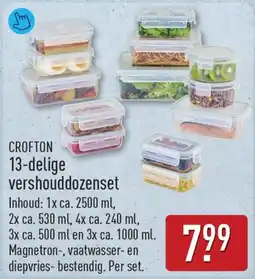 ALDI Crofton 13-delige vershouddoenset aanbieding