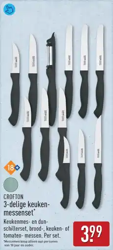 ALDI Crofton 3-delige keuken-messenset* aanbieding