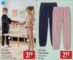 ALDI LILY & DAN Fleecebroek aanbieding