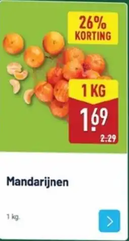 ALDI Mandarijnen aanbieding