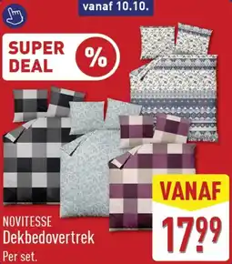 ALDI Novitesse Dekbedover trek aanbieding