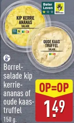 ALDI Borrelsalade kip kerrie-ananas of oude kaas-truffel aanbieding