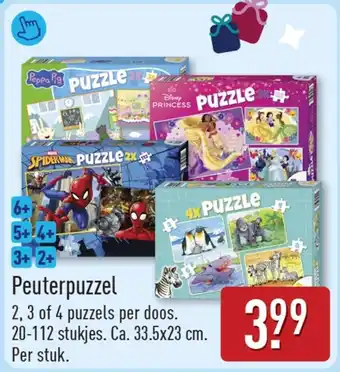 ALDI Peuterpuzzel aanbieding