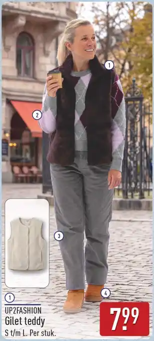 Up2fashion gilet teddy