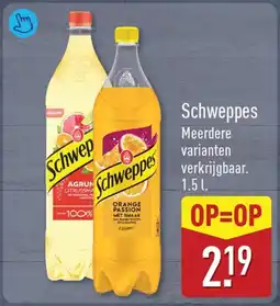 ALDI Schweppes aanbieding
