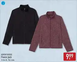 ALDI Adventuridge fleece jack aanbieding